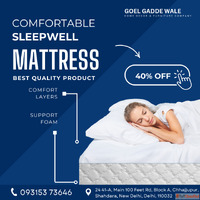 Best Sleepwell Mattress Shop in Shahdara Delhi - Goel Gadde ...