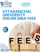 uttaranchal university online MBA fees
