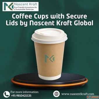 Coffee Cups with Secure Lids by Nascent Kraft Global