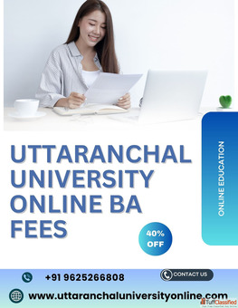 uttaranchal university online BA fees