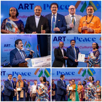 Dr. Sandeep Marwah Speaks at Art for Peace - A Cultural Even...