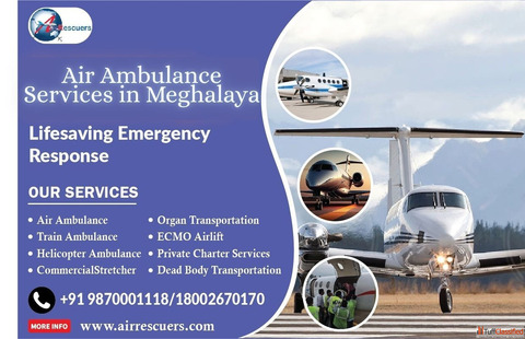 Meghalaya Air Ambulance 247 Pan-India Emergency Reach