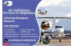 Meghalaya Air Ambulance 247 Pan-India Emergency Reach