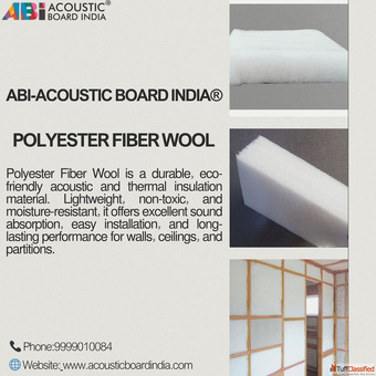 Polyester Fiber Wool Sound Absorption Noise Control
