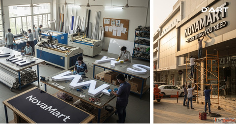 Retail Signage Fabrication
