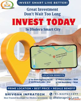 Invest Today in Dholera Smart City