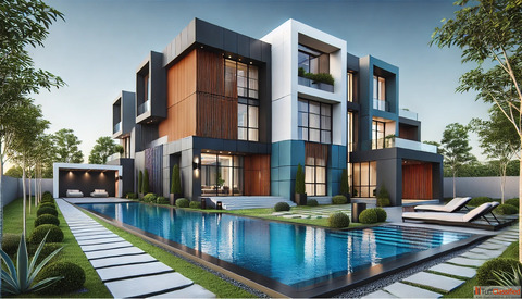 Natural Exterior House Colour Palettes - Indicus Paints
