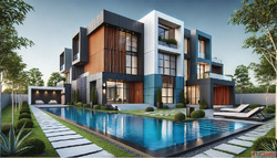 Natural Exterior House Colour Palettes - Indicus Paints