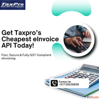 Get Taxpro's Cheapest eInvoice API Today