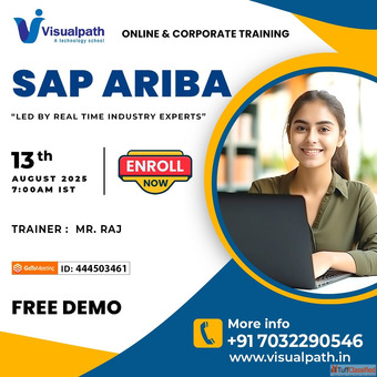 Free SAP Ariba Demo on 13 Aug 2025 by Visualpath Online Training