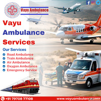 Smoothly Transport Patient - Vayu Ambulance Services in Ranc...