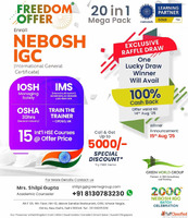 Special Offers on NEBOSH IGC Training in Delhi
