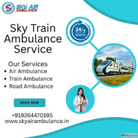 Hire Sky Train Ambulance Service in Varanasi with a hassle-f...