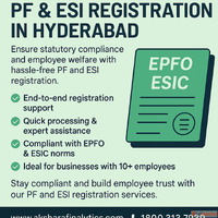 PF and ESI Registration Hyderabad