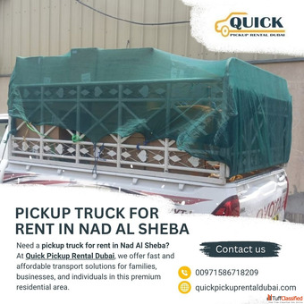 Pickup Truck for Rent in Nad Al Sheba