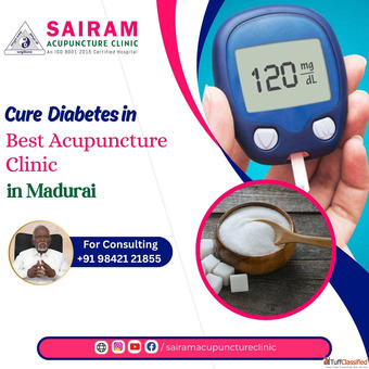 Cure Diabetes in Best Acupuncture Clinic in Madurai