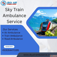 Book Sky Train Ambulance Services in Siliguri - Low-Cost Tra...