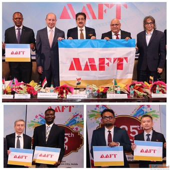 AAFT Unfurls Its Flag as a Symbol of Artistic Freedom and Global Unity During Historic 125th Batch I