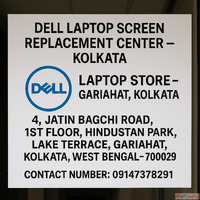 Dell Laptop Screen Replacement Center - Kolkata