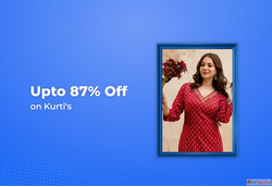 Upto 87 Off on Kurti'sSALE LIVE