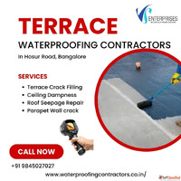 Terrace Waterproofing Contractors in Hosur Road Bangalore