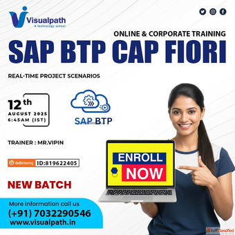 Join SAP BTP CAP Fiori Online - Batch Starts 12 Aug