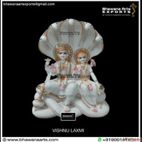 Laxmi Narayan Marble Statue - Perfect for Home Mandir