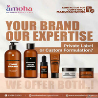 Third Party Manufacturing by Amoha-Herbal for Cosmetic and A...