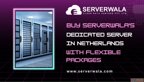 Buy Serverwala's Dedicated Server in Netherlands with Flexible packages
