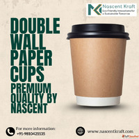 Double Wall Paper Cups - Premium Quality by Nascent