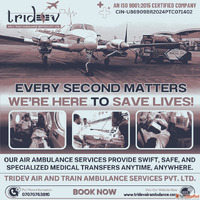The Relaxation in the Tridev Air Ambulance Services in Patna...