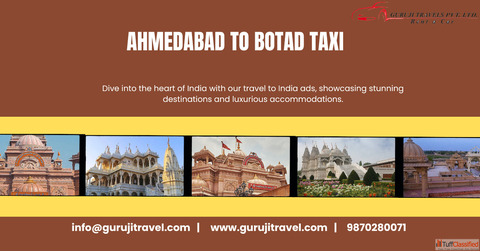 Ahmedabad to Botad Taxi