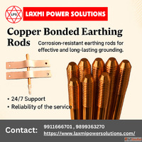 Copper Bonded Earthing Rods Laxmi Power Solutions