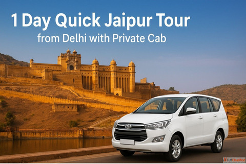 1 Day Jaipur Tour from Delhi by Private Cab - Comfortable Affordable