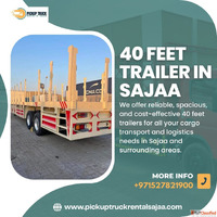 40 Feet Trailer Rental in Sajaa
