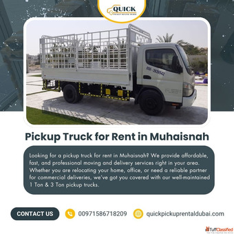 Pickup Truck for Rent in Muhaisnah