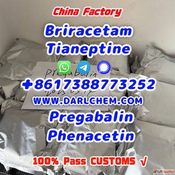 pregabalin Brivaracetam Tianeptine raw crystal powder crystal 148553-50-8 Hot Sale