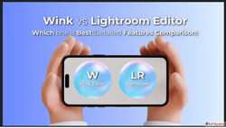 Wink vs Lightroom Which Editor best result provide for you