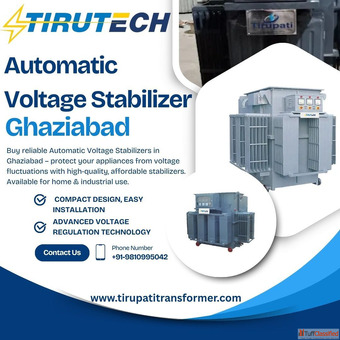 Automatic Voltage Stabilizer in Ghaziabad Tirupati Transformer - Trusted Choice for Industries Busin