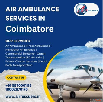 AirRescuers 247 Emergency Air Ambulance in Coimbatore