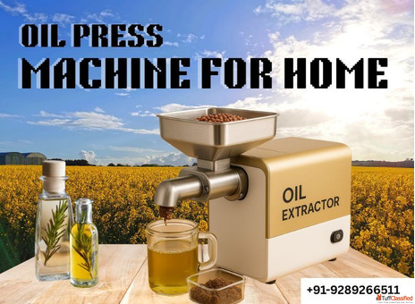 Enjoy Fresh Healthy Oil at Home - Flora Oil Press Machine