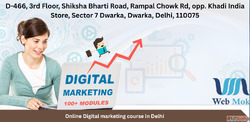 Online Digital marketing course in Delhi - kickstart your ca...