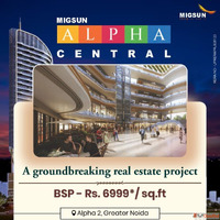 Migsun Alpha Central Commercial Space in Greater Noida