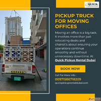 Pickup Truck for Moving Offices