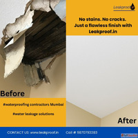 Flawless waterproofing and finishing by Leakproof.in