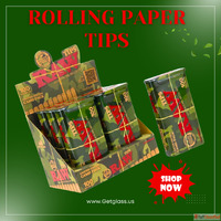 RAW - Limited Edition CAMO Tips Tin 6 CountDisplay 100TipsTi...