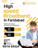 Best Broadband in Faridabad - Gigmax