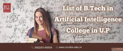 List of B.Tech in Artificial Intelligence College in U.P