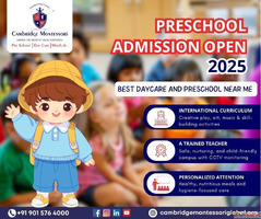 Preschool Admission Open 2025 Best Daycare and Preschool Nea...