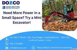 Need More Power in a Small Space Try a Mini Excavator